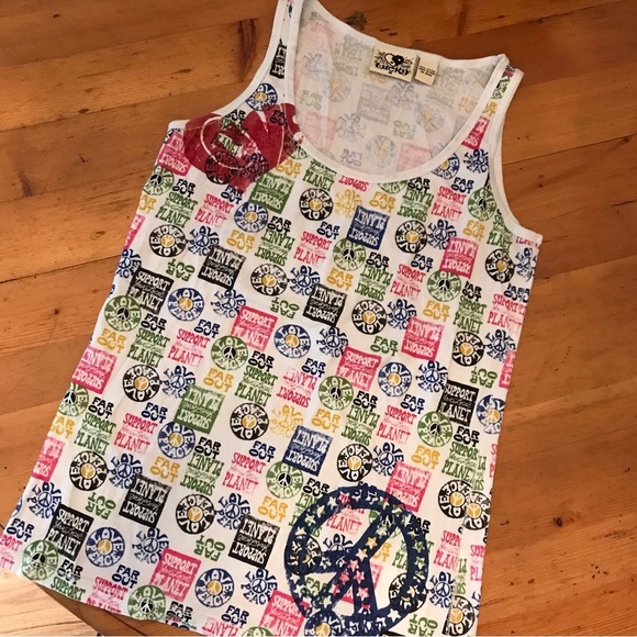 🍀VINTAGE LUCKY BRAND Tank - Picture 1 of 6